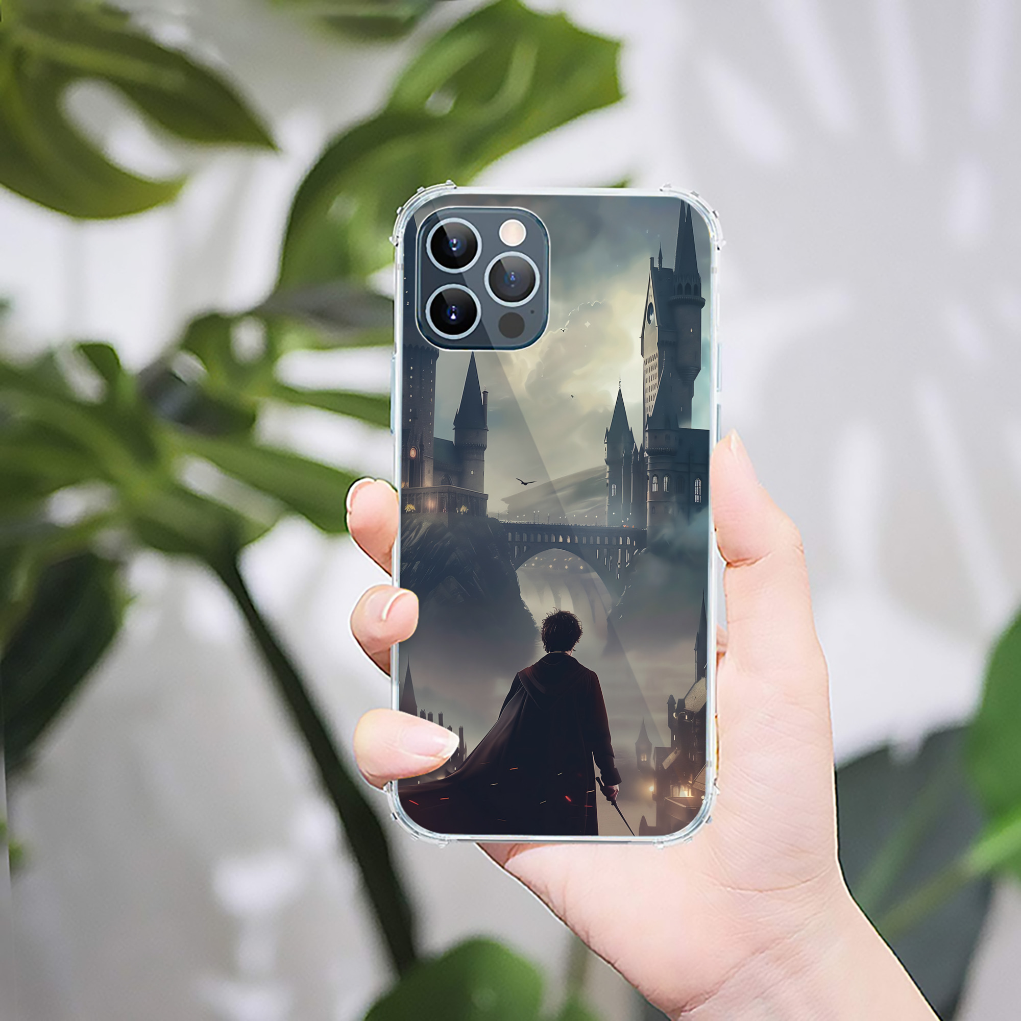 （画像用） Harry Potter ハリー・ポッターシリーズ 【iPhone 12シリーズ対応】透明スマホケース（クリアソフトケース）